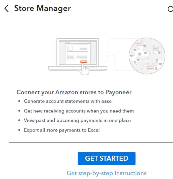 Connect your Amazon store with Payoneer