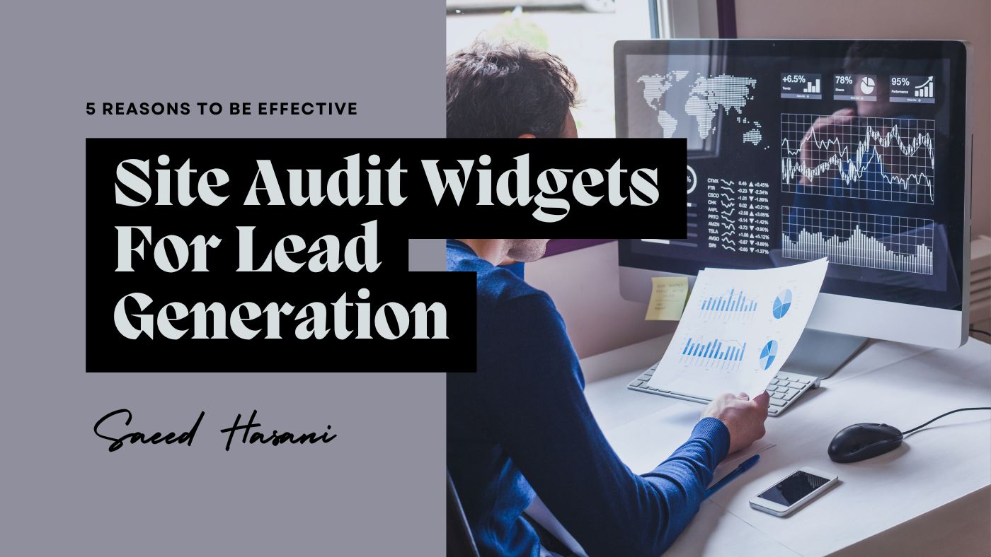 Site Audit Widgets for Lead Generation